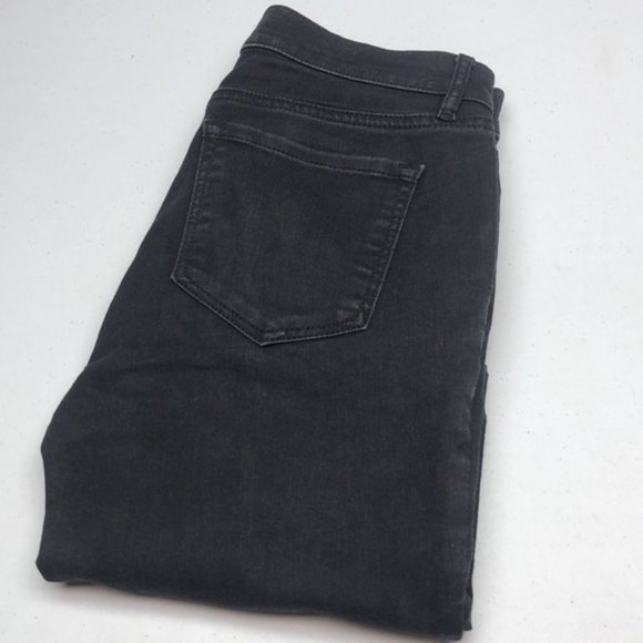 LIKE NEW ANN TAYLOR MODERN SKINNY BLACK JEANS 0/25x30 ⭐️ - Picture 1 of 14